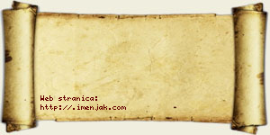 Ana Josić vizit kartica